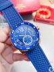New! Replica Cartier Calibre de Quartz Watches Rose Gold Blue Bezel (3)_th.jpg